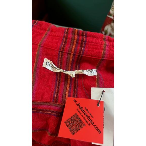 comme des garcons tricot red flannel shirt - Picture 6 of 9
